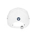 TaylorMade Newport Legacy Golf Hat in white showing adjustable strap at the back