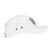 TaylorMade Newport Legacy Golf Hat in white from the side