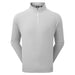 FootJoy Wordmark Chill-Out Golf Midlayer in grey showing front of garment