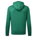 FootJoy Lightweight Midlayer Golf Hoodie in green, showing back of garment and the hood