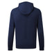 FootJoy DriRelease Knit Golf Hoodie in navy, showing the back of the hoddie knit pattern