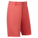 FootJoy Par Golf Shorts – Spring/Summer 2026 in red, view of front zipper