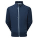 FootJoy TempoSeries Tempo Full Zip Golf Jacket in navy, view of the front zip