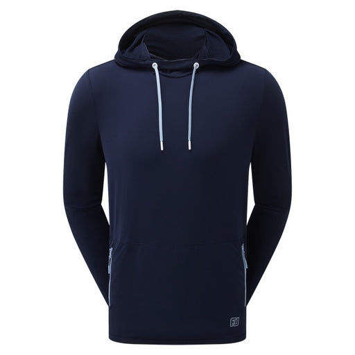 FootJoy TempoSeries Tempo Golf Hoodie in navy, view of the front of garment