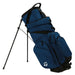 TaylorMade FlexTech Crossover Golf Stand Bag in navy, showing the reverse side of the bag