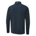 Ping Faron Jacquard Golf Midlayer in navy, back of the garment showing ping eye logo