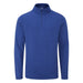 Ping Faron Jacquard Golf Midlayer in inky blue, showing ping branding across the chest 