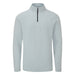 Ping Faron Jacquard Golf Midlayer in grey with ping branding embossed acrossed chest
