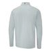 Ping Faron Jacquard Golf Midlayer in grey, showing back of garment with ping logo on collar