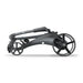Motocaddy SE G2 Electric Golf Trolley, full view of the trolley in its folded position