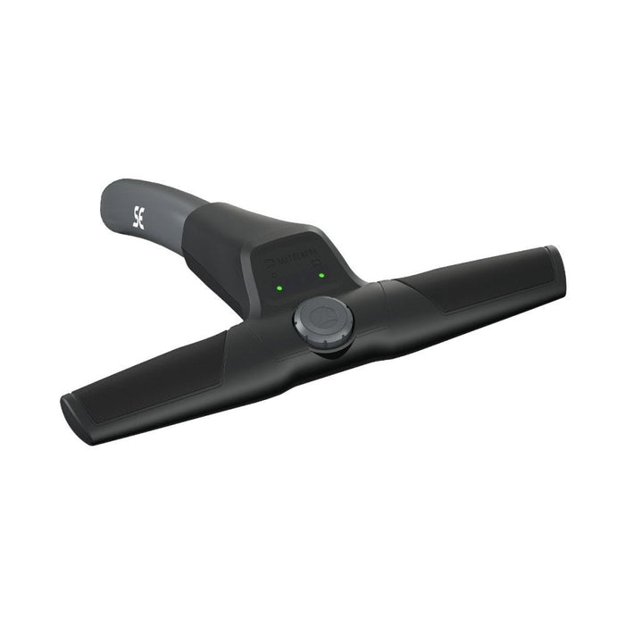 Motocaddy SE G2 Electric Golf Trolley handle on a white background