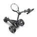 Full view of the Motocaddy M1 DHC Electric Golf Trolley 2026 unfolded