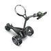 Full view of the Motocaddy M5 GPS Electric Golf Trolley 2026 unfolded