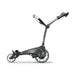 Motocaddy M5 GPS Electric Golf Trolley 2026 unfolded and side view