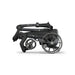 The Motocaddy M7 Remote Electric Golf Trolley folded side profile