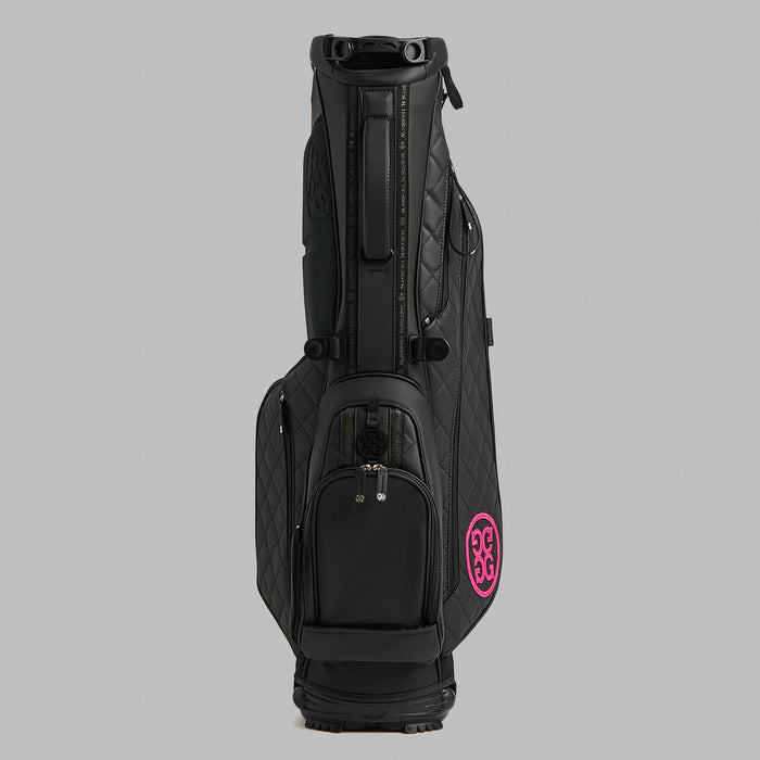 G/FORE Daytona Plus Golf Stand Bag in black, ball pocket and carry handle