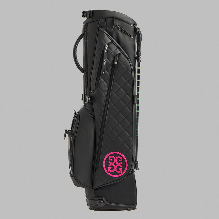 side profile of the G/FORE Daytona Plus Golf Stand Bag not on its stand