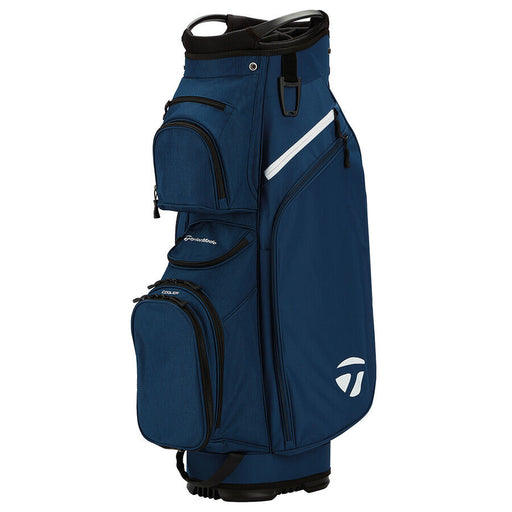 side profile of the TaylorMade Cart Lite Golf Cart Bag in navy
