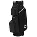 TaylorMade Cart Lite Golf Cart Bag in black with white zip and logo
