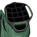 top dividers and carry handles of the TaylorMade Deluxe Golf Cart Bag in sage green