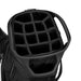 top dividers on the TaylorMade Storm Dry Waterproof Golf Cart Bag in black and grey