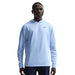 male model wearing new 2026 Nike Velocity Golf Hoodie in hydrogen blue, front facing