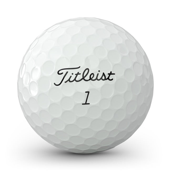 close up of the Titleist AVX AIM 360 Golf Ball