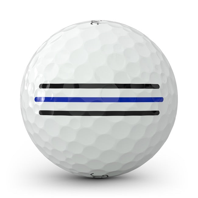 close up of the alignment aid on the Titleist Tour Soft AIM Performance Golf Ball