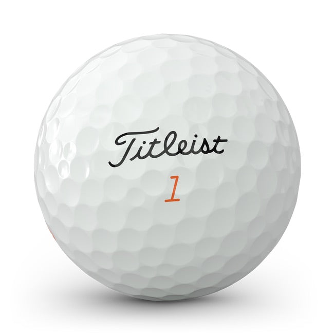 close up of the Titleist Velocity AIM Performance Golf Ball