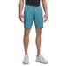 front profile of man model wearing the Under Armour Drive Golf Shorts in blue