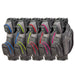 Every colour of the Motocaddy Dry-Series Waterproof Cart Bag 2026 standing side by side