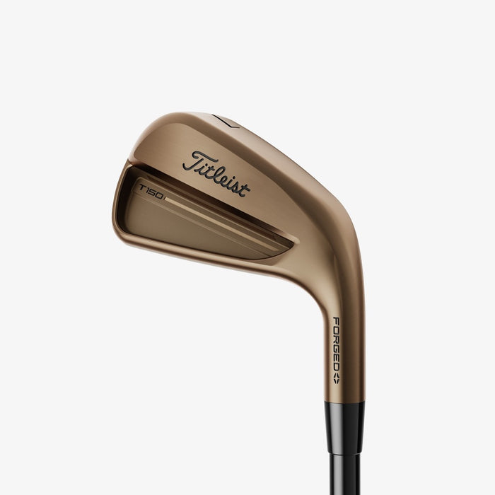 back of the Titleist T150 Oil Can Limited Edition Golf Irons
