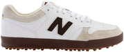 side of the New Balance 480 SL Golf Shoes in white and brown