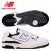 side profile and sole system of the New Balance 550 SL Golf Shoes in white