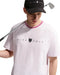 golfer wearing Nike Retro Golf T-Shirt in pearl pink