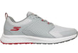 right foot of the Skechers Golf Quest Spikeless Golf Shoes in grey with red
