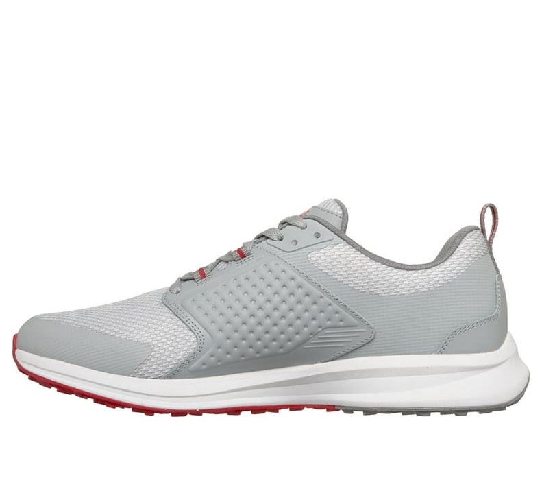 inside of the new Skechers Golf Quest Spikeless Golf Shoes in grey