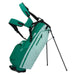 Side profile of the TaylorMade FlexTech Golf Stand Bag in heritage icon green