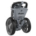 Clicgear 4.5 3 Wheel Push Golf Trolley  in slate, folded position