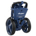 Clicgear 4.5 3 Wheel Push Golf Trolley  in navy, folded position