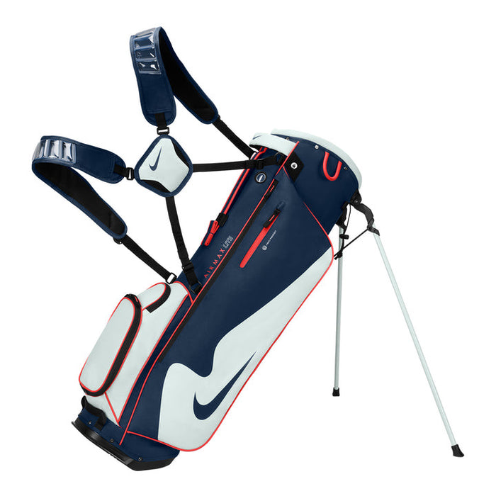 Nike Air Max Lite Golf Stand Bag in navy white and red