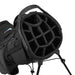 top dividers of the Nike Air Hybrid 2 Golf Stand Bag in black with iridescent logo