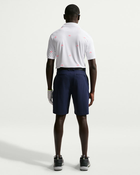 Nike Par 5 Embroidered Shoe Print Golf Polo Shirt
