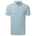 front of the FootJoy Ginko Geo Lisle Golf Polo Shirt