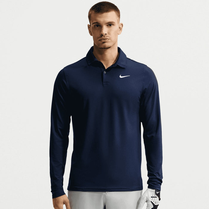 Nike DRI-FIT Velocity Long Sleeve Golf Polo Shirt