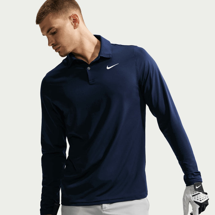 Nike DRI-FIT Velocity Long Sleeve Golf Polo Shirt