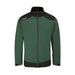 PING AquaDrive men's waterproof golf jacket in gorse green and black, front view with full zip and high collar.