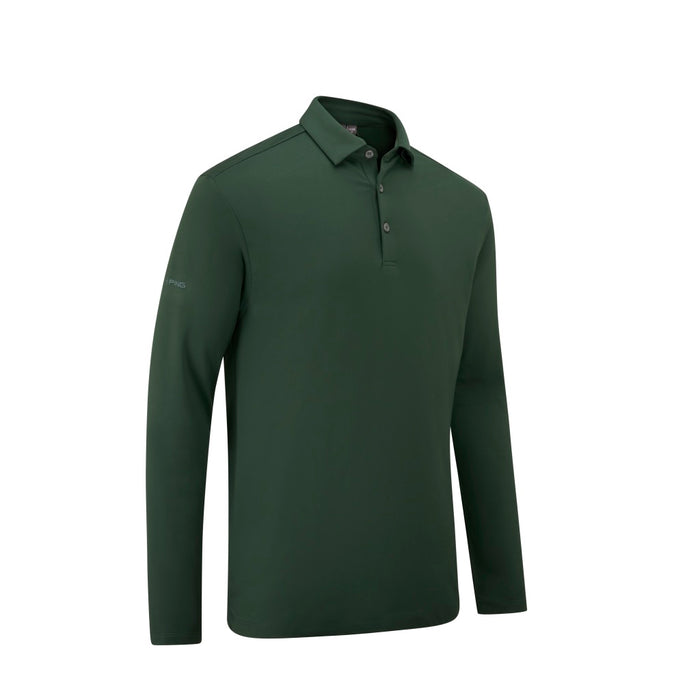 PING Demitri Men's Long Sleeve Golf Polo Shirt