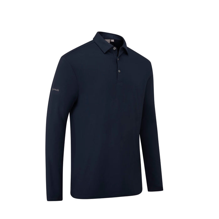 PING Demitri Men's Long Sleeve Golf Polo Shirt