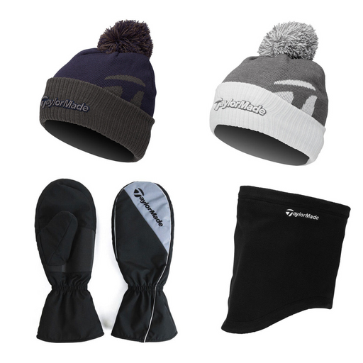 TaylorMade Winter Bundle - Beanie Hat, Mittens & Snood